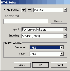   HTML Setup 