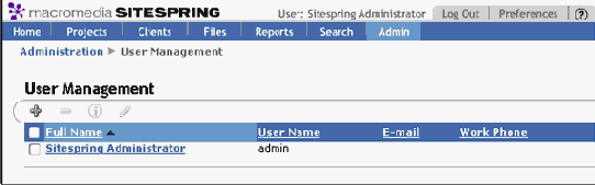  User Management 